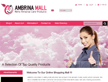 Tablet Screenshot of ambrina.com